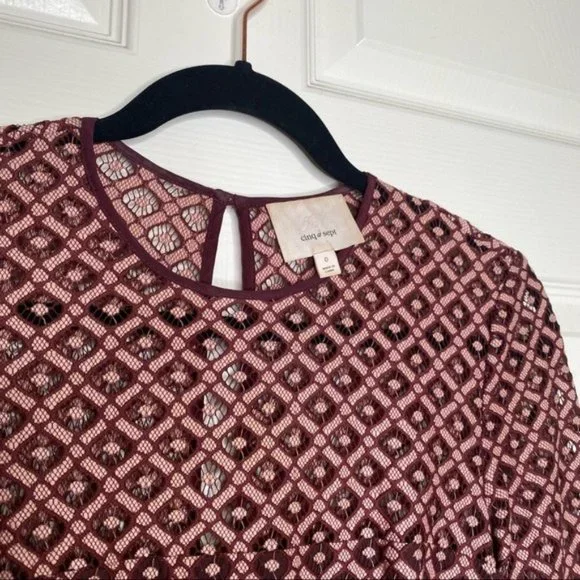 cinq a sept Cossette Lace Bell-Sleeve Dress - Picture 7 of 13